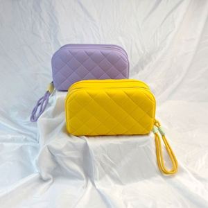 Bolsas de Cosméticos de Silicona Personalizadas con Cierre de Cremallera, Diseño de Caramelos, Organizador de Maquillaje, Cubos de Embalaje para Viaje - Product Image 5
