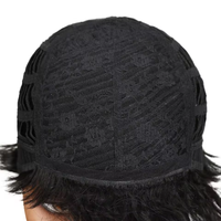 Perruque cheveux naturels ondulés Perruques de cheveux humains bon marché pour femme noire Perruque brésilienne courte coupe Pixie Cheveux humains
