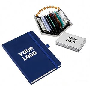 Wholesale A5 A6 <b>Journals</b> With Custom Logo Pu Leather Hardcover Notebook for Students School Office Business Promo Gift - Product Image 1