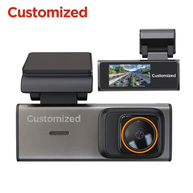 Metal Dash Cam 2K HD Front 1080P Rear Dual Lens WIFI Car Camera 24H Parking Monitor 120° Wide Angle F2.0 Aperture 128G