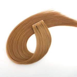 Extensiones de Cabello <span class=keywords><strong>Virgen</strong></span> Europeo 100%, Cinta Larga de PU, Trama Invisible Más Delgada, Doble Trama, Trama Inyectada en la Piel - Product Image 1