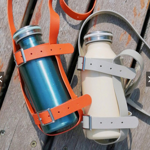 Porte-gobelet isotherme en cuir INS pour femmes enceintes et enfants, sangle pour bouteille d'eau, bouteille d'eau universelle pour extérieur - Product Image 3