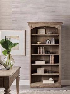 Librería de madera maciza RH American Country, combinación de escritorio retro francés, estantería de almacenamiento multicapa abierta sin puerta de roble - Product Image 2