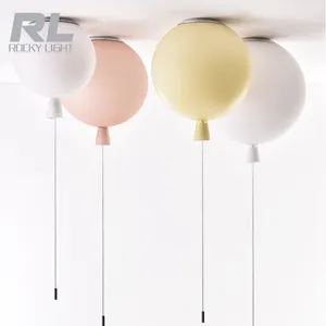 Indoor and outdoor warm and childlike creative amusement park children's room bedroom bubble balloon ceiling lamp