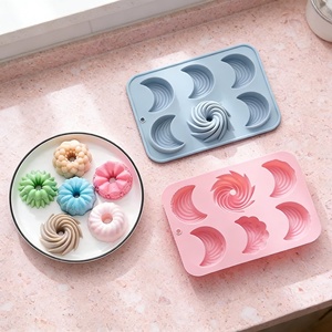 Wholesale Custom Logo Mould Star Square Moon Leaf Shape Silicone <b>Cake</b> <b>Mold</b> Suitable for Kitchen - Product Image 3