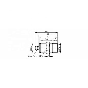 Capteur inductif IFM d'origine IIM201 IIKC022-ASKG/M/US-104 - Product Image 3