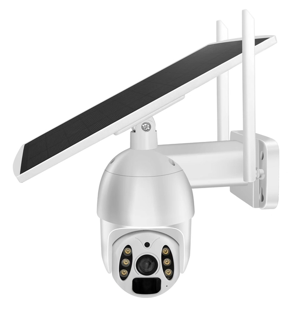 Tuya WiFi 3MP Outdoor IP66 Waterproof PTZ Camera Solar Camera Smart Wireless Security Camera