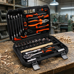 58PCS Vehicle <b>Tool</b> Auto Repair Socket 1/4" 1/2" <b>Hand</b> <b>Tool</b> <b>Set</b> Box <b>Set</b> Tire Repair Mechanical <b>Tool</b> Ferramentas Kits - Product Image 4