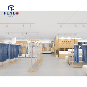 Espositori Vintage in Legno per <span class=keywords><strong>Jeans</strong></span>, Scaffali per <span class=keywords><strong>Negozi</strong></span> di Abbigliamento, Arredamento per <span class=keywords><strong>Negozi</strong></span> di <span class=keywords><strong>Jeans</strong></span> - Product Image 3