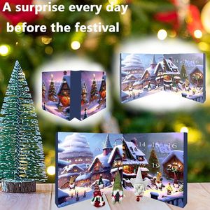 Calendario de Adviento de Navidad con Figuras de Enanos 2024, Impresión Digital, Figuras Metálicas, Uso en Interiores, Regalo para Adolescentes, Decoraciones - Product Image 3