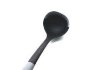 Ensemble d'ustensiles de cuisine en nylon antiadhésif avec manches 430s/s, incluant une louche à soupe et plus encore pour la cuisine quotidienne