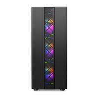 Gabinete para Juegos 320-2 con Ventiladores RGB, Gabinete ATX para PC de Juegos, Gabinete Gamer RGB, Boitier PC Gamer