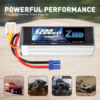 Zeee Drone haute capacité 6S Lipo batterie 5200mAh 100C 22.2V UAV/drone batterie/fpv Lipo batterie