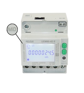 Üç fazlı elektrik akıllı metre ethernet UEM80 Algodue İtalya'da yapılan enerji ölçer - Product Image 3