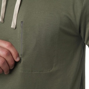 Camiseta de Pesca para Hombre, Protección Solar UPF 30+, Manga Larga, Ligera, de Secado Rápido, con Capucha de Bambú - Product Image 4