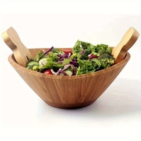 Fourchettes à salade en bambou écologiques et durables, ustensiles de service pour pâtes et légumes verts, cadeaux d'affaires, marque personnalisée, incontournable