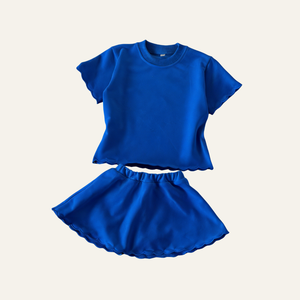 Le costume en coton doux pour <span class=keywords><strong>filles</strong></span> d'été, doux, mignon, tendance et à la mode, est parfait pour sortir - Product Image 5