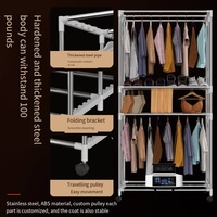 Séchoir à linge portable automatique à deux boutons, diverses options de chauffage, fabrication industrielle pour usage domestique et hôtelier