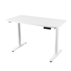 โต๊ะทำงานปรับระดับความสูงด้วยไฟฟ้า มอเตอร์คู่ โครงโลหะ เคลือบผิวด้วยพาวเดอร์โค้ท - Product Image 1