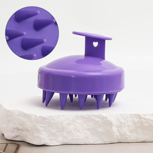 Nuevo cepillo de masaje de cuero cabelludo de silicona suave, cepillo de cabeza para rascar, alivio de la caspa, crecimiento del cabello, masajeador de cuero cabelludo, champú, masajeador de cabeza - Product Image 6
