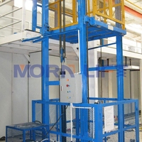 Pour MORN ascenseur de marchandises hydraulique sur mesure 300kg-5000kg ascenseur de fret mural pour entrepôts nouveau Rail de guidage d'ascenseur de cargaison