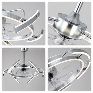 <span class=keywords><strong>Ventilateur</strong></span> de <span class=keywords><strong>plafond</strong></span> réversible de forme urbaine moderne de 25 pouces avec lumières LED et <span class=keywords><strong>ventilateur</strong></span> de <span class=keywords><strong>plafond</strong></span> à 6 vitesses à gradation et télécommande - Product Image 4