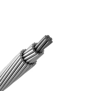 Conductores de aluminio trenzados concéntricos redondos compactos, conductor desnudo ACSR reforzado con acero ASTM B 401