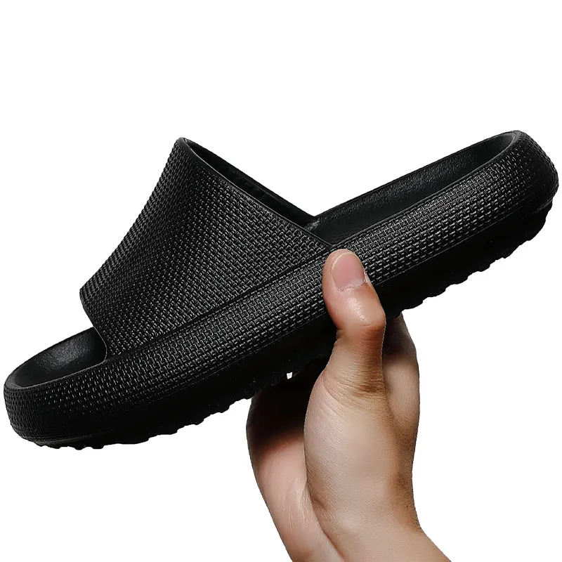 Whosale Thick Platform Slippers Summer Beach Eva Soft Sole Slide Sandals Leisure Men Ladies Indoor Bathroom Anti-slip Shoes PVC