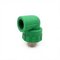 Coude mâle en PPR vert pour installation d'eau chaude et froide