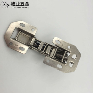 Charnière de meuble Luye Hardware, 4 pouces, nickelée, à ressort amorti, pour porte d'armoire - Product Image 2