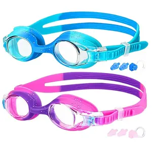 Çocuklar için 2024 Antifog yüzme gözlükleri profesyonel silikon Arena yarış yüzme gözlükleri
