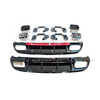 Diffuseur arrière W176 pour Mercedes Benz A45 style A CLASS W176 diffuseur arrière noir 2013 2015 2016 2018