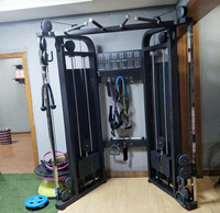 Venta al por mayor Unisex multifuncional FTS Glide nuevo Fitness pequeño Cable cruzado para uso comercial EQUIPO DE Fitness comercial