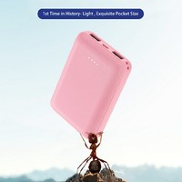 Offre Spéciale 2026 : Powerbank Mini Portable avec Port d'Entrée Type C, Logo OEM Personnalisable – Idéal pour Cadeau, Voyage ou Téléphone
