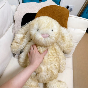 PLAYPOP Versi Tinggi Gaya JC Kelinci Emas Boneka Super Lembut Isi Kapas PP Berbobot Alat Peraga Fotografi Penghilang Stres - Product Image 3