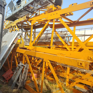 High Quality Used 20ton Flat-Top <b>Tower</b> <b>Crane</b> 75m Turning Radius Self-Erecting with Good Motor and Gearbox Low Price - Product Image 4