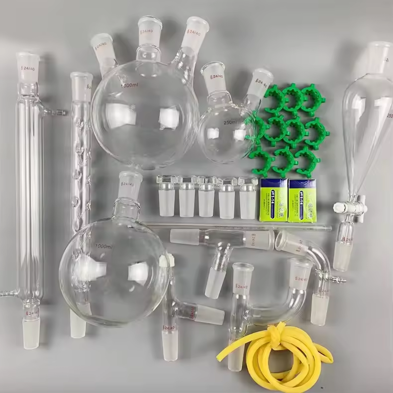 Organic Distilling Lab Lab Glass Organic Chemistry Distillation Kits - 3 Year Warranty
