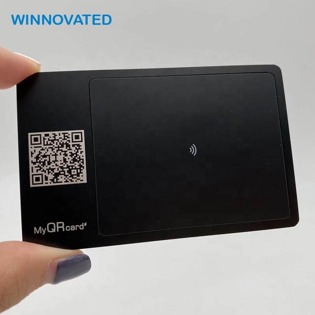 Contactless ID IC Smart RFID Chip NFC Metal Business Card