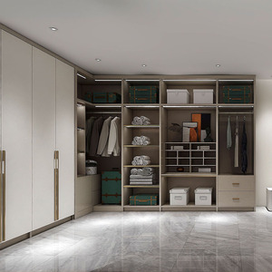 Armoire sur mesure en bois massif durable avec porte en verre pour usage domestique - Product Image 3