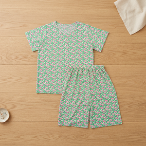 Set pigiama da donna con motivo verde, taglia M - Product Image 3