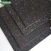 Dalles en caoutchouc EPDM emboîtables haute densité pour gymnase, équipement de stand de tir, piste de course