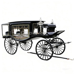 Black Trailer High-quality Electric Retro Funeral Car/electric Classic Hearse Nigeria Hot Sale - Product Image 2
