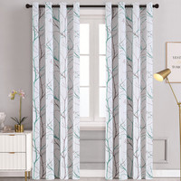 Rideaux Amity Occultants Mat Imprimés à Œillets Isolation Thermique pour Chambre
