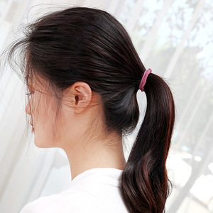 Coletero de Cabello Cuatro en Uno de Alta Elasticidad, Color Sólido, para Uso Diario, Accesorios Yiwu para Mujer - Product Image 2