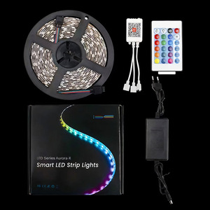 Cung cấp trực tiếp thông minh RGB 5050 <span class=keywords><strong>LED</strong></span> Strip ánh sáng không thấm nước với thông minh điều khiển từ xa Wifi bầu không khí đầy màu sắc chiếu sáng - Product Image 4