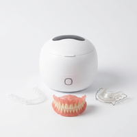 Limpiador Ultrasónico Skymen Estándar de EE. UU. de 200 ml para Retenedores, Limpiador Ultrasónico Dental para Protectores Bucales, Alineadores y Dentaduras Postizas, Pedido al por Mayor