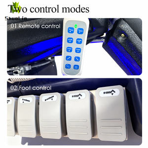 <span class=keywords><strong>Table</strong></span> <span class=keywords><strong>de</strong></span> <span class=keywords><strong>massage</strong></span> électrique moderne à 4 moteurs en cuir PU réglable pour salon <span class=keywords><strong>de</strong></span> beauté - Product Image 4