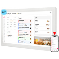 Calendrier numérique mural SSA Wholesales de 21,5 pouces, écran tactile IPS 1920*1080, planificateur d'agenda