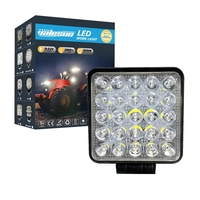 Barra de Luz LED para Auto, Lámpara de Trabajo de 75W para Todoterreno, Barco, Tractor, Camioneta 4x4, SUV, Niebla, 9-30V, Faro Delantero, ATV LED