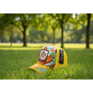 Cappello Trucker con Ricamo Animali Barnes, Tessuto a Rete, 6 Pannelli, Unisex, Casual, Primavera-Estate, Traspirante e Impermeabile - Product Image 2